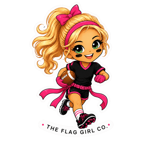 Flag Football Sticker by The Flag Girl Co