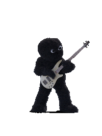 GuruNiaki dance music bass puppet Sticker