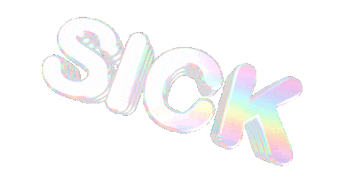 Sick Slang Sticker by GIPHY Text