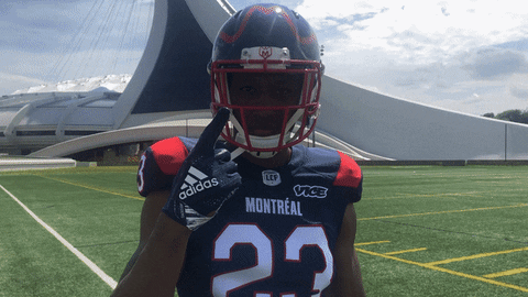 One Two Three Football GIF by Alouettes de Montréal