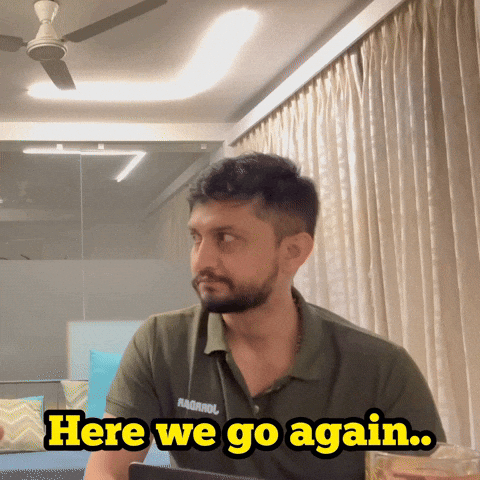 Here We Go Stare GIF by Digital Pratik