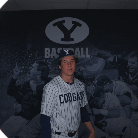 Sport Baseball GIF by BYU Cougars