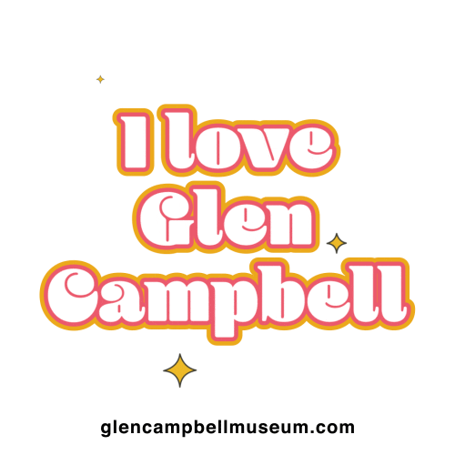 GlenCampbellMuseum country music nashville vinyl broadway Sticker