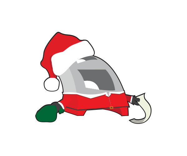 christmas santa Sticker by The Bloc