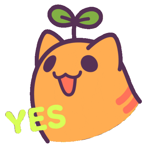 Cat Yes Sticker by Castaways