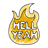 fire yes Sticker by Pressenger