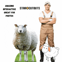 Farm Animal Sheep GIF by STARCUTOUTSUK