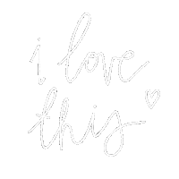 Artbyiitu love text white i Sticker