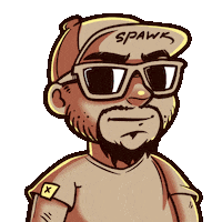 Rat Fink Party Sticker by Spawk