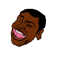 Happy Brown Girl Sticker
