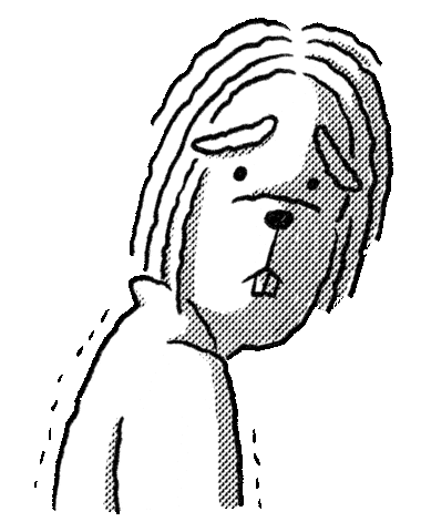 Nervous Shake Sticker