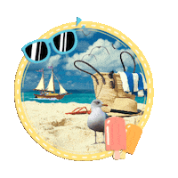 Summer Beach Sticker
