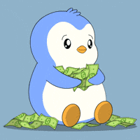 Money Penguin GIF by Pudgy Penguins