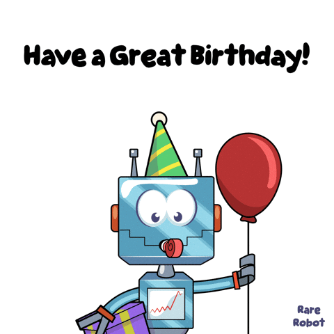 Happy Birthday Robot GIF by VeeFriends