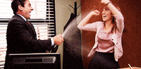 excited steve carell GIF