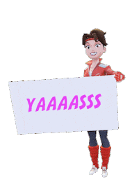Happy Girl Sticker by Mindshow