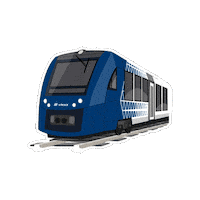 vlexx train reisen blau mainz Sticker