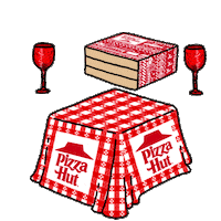 Lets Eat Cheers Sticker by Pizza Hut