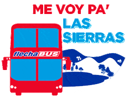 Flechabus travel vacation argentina trip Sticker
