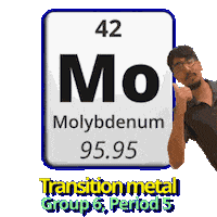 Mo Transition Metals Sticker