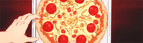 pizza eating GIF