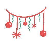 New Year Christmas Sticker