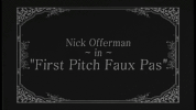 nick offerman first pitch GIF by Team Coco