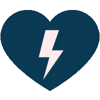 Heart Schok Sticker by schrijfsmith