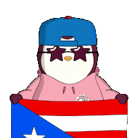Puerto Rico World Sticker by Pudgy Penguins