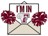 Football Basketball Sticker by Fordham University