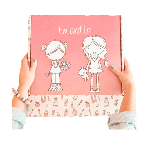 emandliz giphyupload subscription box em and liz em and liz box Sticker