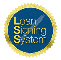 Notary Public Sticker by Loan Signing System