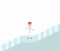 happy run GIF