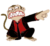 monkey STICKER