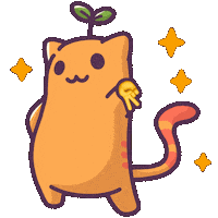 Cat Sparkle Sticker by Castaways