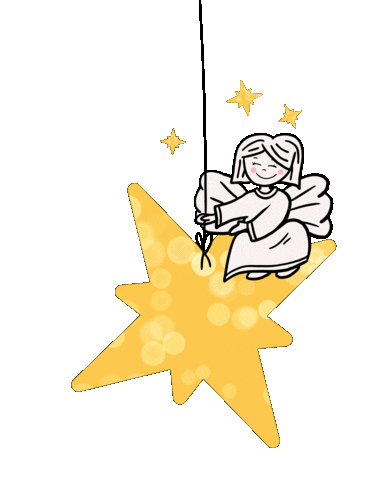 Christmas Stars Sticker by Studio SuZ