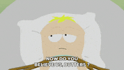 believing butters stotch GIF by South Park 