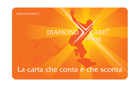 diamondcard giphyupload diamond card sconti Sticker