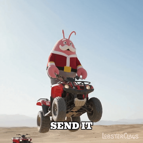 Jump Send It GIF by LobsterClaus