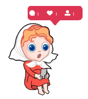 Girl Sticker