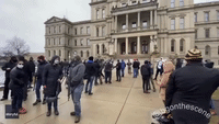 Armed Protesters Gather at Michigan State Capitol Amid Heavy Security