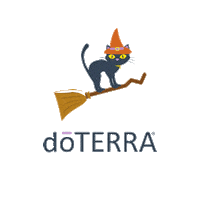 Cat Halloween Sticker by doTERRA Essential Oils