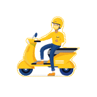 Rapidobiketaxi captain rapido savemoney biketaxi Sticker