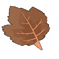 Autumn Leave Sticker by Gioelia Cremeria