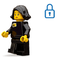LEGOStoresME lego unlock minifigure legominifigure Sticker