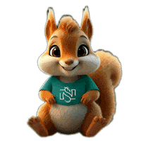 Squirrel Sitting Sticker by NarvenTermal