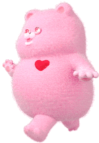 Pink Running Sticker