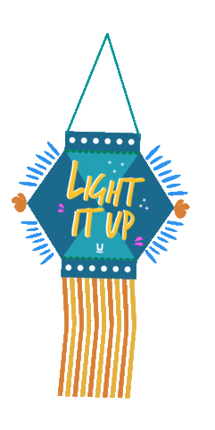 cupshup giphyupload light diwali colours Sticker