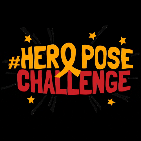 ChildhoodCancerCanada giphygifmaker superhero hero childhood cancer GIF