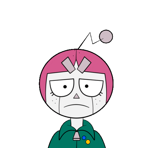 Aleruleru no angry nope nop Sticker
